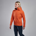 Tigerlily Montane Women's Phase Lite Waterproof Jacket Model Front