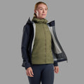 Eclipse Blue Montane Women's Phase Lite Waterproof Jacket Model 5