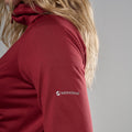 Dark Maple Montane Women's Protium Hooded Fleece Jacket Model 6 FPRHODAM