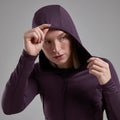 Mulberry Montane Women's Protium Hooded Fleece Jacket Model 4