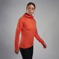 Tigerlily Montane Women's Protium Hooded Fleece Jacket Model Front