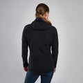 Black Montane Women's Protium XT Hooded Fleece Jacket Model 3