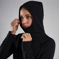 Black Montane Women's Protium XT Hooded Fleece Jacket Model 4