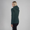 Deep Forest Montane Women's Protium XT Hooded Fleece Jacket Model Back