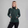 Deep Forest Montane Women's Protium XT Hooded Fleece Jacket Model 3