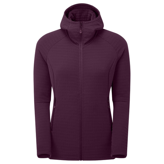 Montane Women's Protium XT Hooded Fleece Jacket - Saksatoon Berry