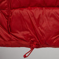 Saffron Red Montane Women's Resolve XT Hooded Down Jacket Model 5