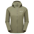 Caper Montane Women's Sirocco Hooded Insulated Jacket Front