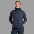 Eclipse Blue Montane Women's Sirocco Hooded Insulated Jacket Model 3