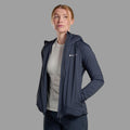 Eclipse Blue Montane Women's Sirocco Hooded Insulated Jacket Model 6