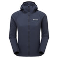 Eclipse Blue Montane Women's Sirocco Hooded Insulated Jacket Front
