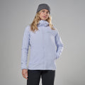 Lilac Haze Montane Women's Sirocco Hooded Insulated Jacket Model Front FSIRHLIL