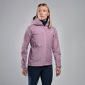 Allium Montane Women's Spirit Waterproof Jacket Model Front