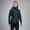 Deep Forest Montane Women's Spirit Waterproof Jacket Model Front