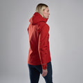 Saffron Red Montane Women's Spirit Waterproof Jacket Model 4