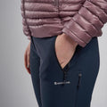 Eclipse Blue Montane Women's Terra Stretch Trousers Model 5