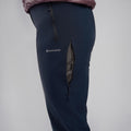 Eclipse Blue Montane Women's Terra Stretch Trousers Model 7