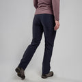 Eclipse Blue Montane Women's Tucana Pants Model Back