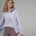 Lilac Haze Montane Women's Tenacity Nano Hooded Softshell Jacket Model 4