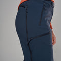 Eclipse Blue Montane Women's Tenacity XT Softshell Pants Model 6 FTXPRECL