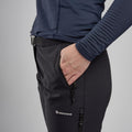 Black Montane Women's Terra Stretch XT Pants Model 5
