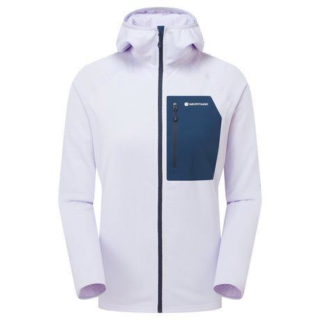 Lilac Haze Montane Women's Zepher Hooded Fleece Jacket Front