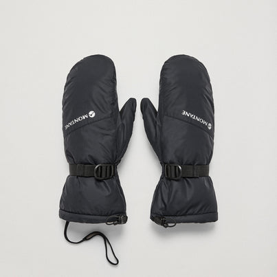 Black Montane Extreme Insulated Mittens Front