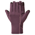 Mulberry Montane Women's Protium Stretch Fleece Gloves Front