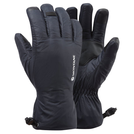 Black Montane Women's Respond Dry Line Insulated Waterproof Gloves Front GFRDGBLA