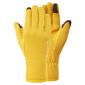 Ginkgo Gold Montane Fury Fleece Gloves Front