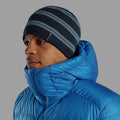 Eclipse Blue Montane Jack Beanie Model Front