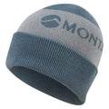 Stone Blue Montane Logo Cuffed Beanie Front
