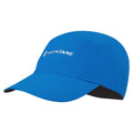 Neptune Blue Montane Phase Lite Waterproof Cap Front