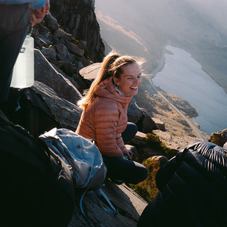 Pink Clay Montane Women's Anti-Freeze Hooded Down Jacket Front