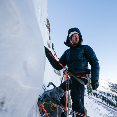 Eclipse Blue Montane Men's Kamen XT Hooded Down Jacket Front