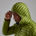 Alder Green Montane Men's Anti-Freeze Lite Hooded Down Jacket Model 4