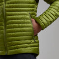 Alder Green Montane Men's Anti-Freeze Lite Hooded Down Jacket Model 5
