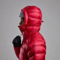 Acer Red Montane Men's Anti-Freeze XT Hooded Down Jacket Model 3