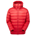 Acer Red Montane Men's Anti-Freeze XT Hooded Down Jacket Front