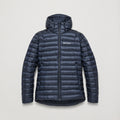 Eclipse Blue Montane Men's Anti-Freeze Hooded Down Jacket Front MAFZHECL