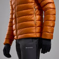 Flame Orange Montane Men's Alpine 850 Lite Hooded Down Jacket Model 4