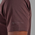 Dark Garnet Montane Men's Alhena Merino Blend T-Shirt Model 3