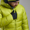 Citrus Spring Montane Men's Anti-Freeze XPD Hooded Down Jacket Model 5