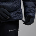 Eclipse Blue Montane Men's Anti-Freeze XPD Hooded Down Jacket Model 7