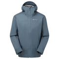 Stone Blue Montane Men's Cetus Lite Waterproof Jacket Front