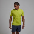 Citrus Spring Montane Men's Dart Nano Zip T-Shirt Model Front