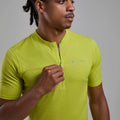 Citrus Spring Montane Men's Dart Nano Zip T-Shirt Model 3