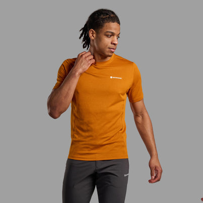 Amber Montane Men's Dart T-Shirt Front MDTTSAMB