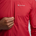 Acer Red Montane Men's Featherlite Windproof Jacket Model 3