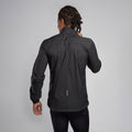 Black Montane Men's Featherlite Windproof Jacket Model Back